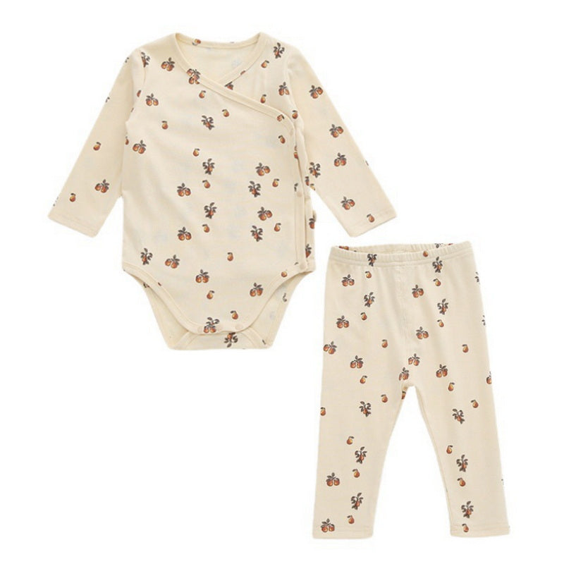 Newborn Baby Cotton Romper Climbing Two-piece Suit