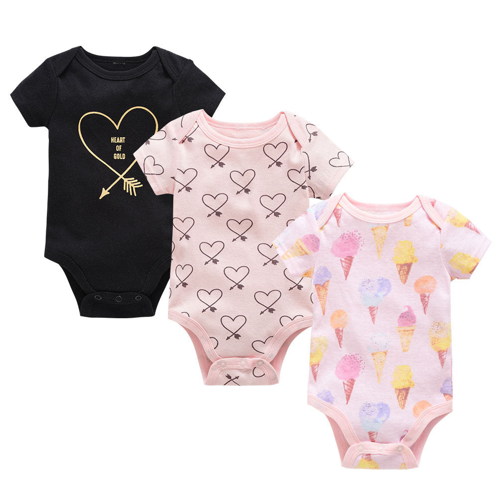 Three-piece baby clothes