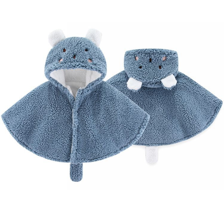 Cartoon Super Cute Boys And Girls Capes Baby Children's Shawl Coat