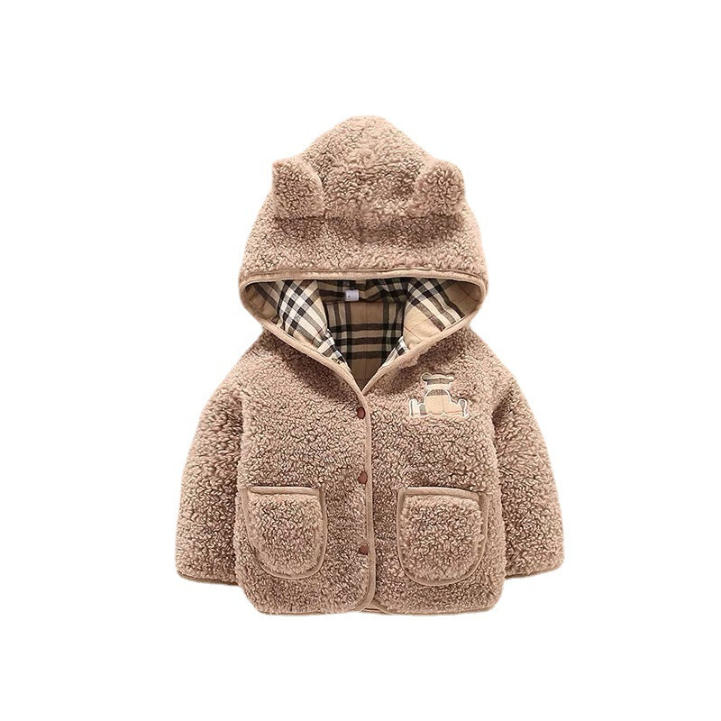 Thickened Coat Outerwear for Toddler Girls