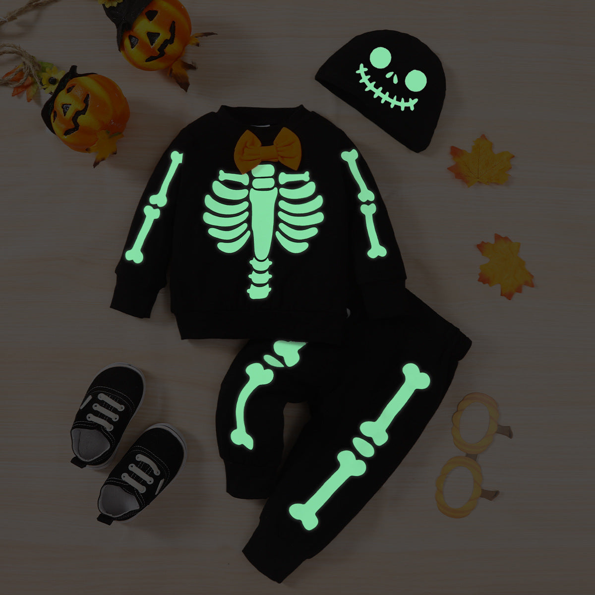 Halloween Fluorescent Children's Suit Hat Luminous Baby Boy