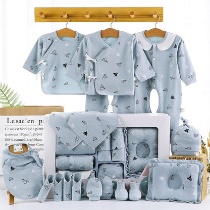 Newborn Baby Cotton Clothes and Accessories Gift Box Boy Girl Newborn Set