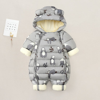 Baby winter white down jacket