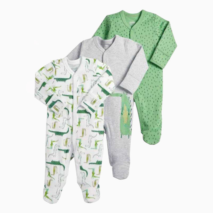 Baby Newborn Babysuit Three Piece Gift Box Cotton Babygrow Boy Girl Sleepers