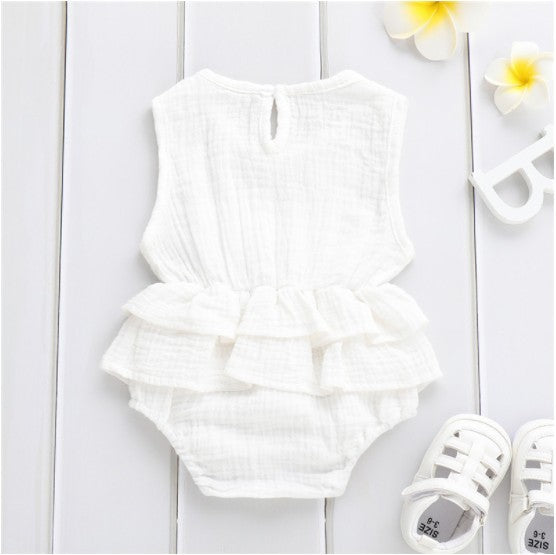 Baby Romper with Ruffles Girl Clothing