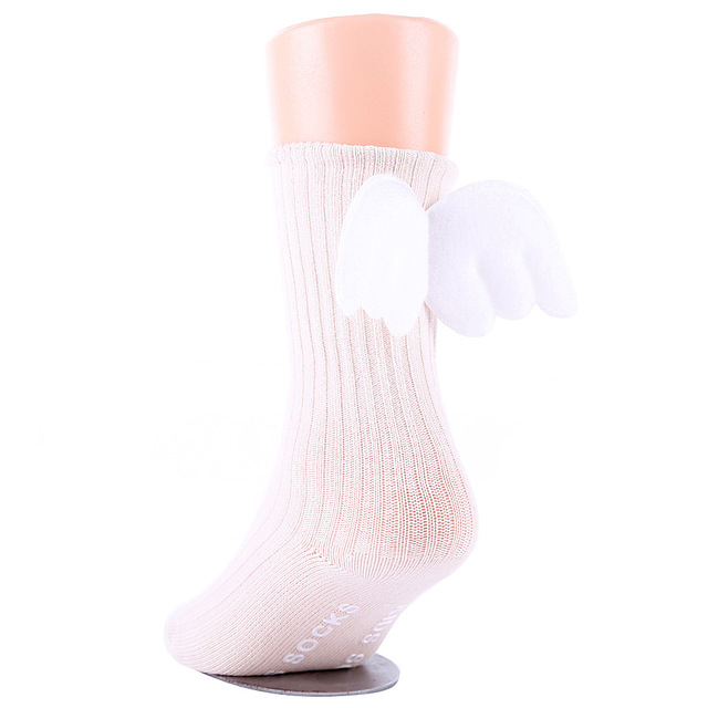 Long tube baby socks pure cotton baby socks high tube boneless loose end socks