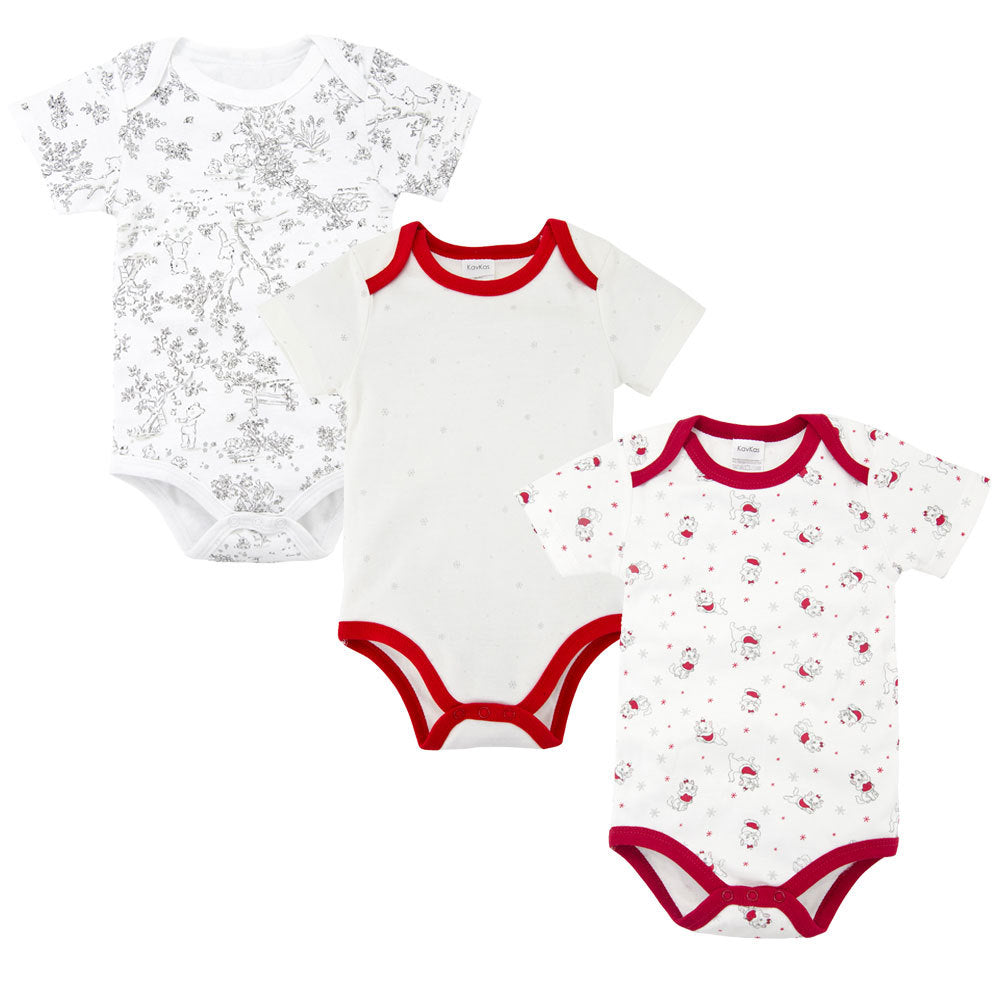 Three-piece baby triangle romper