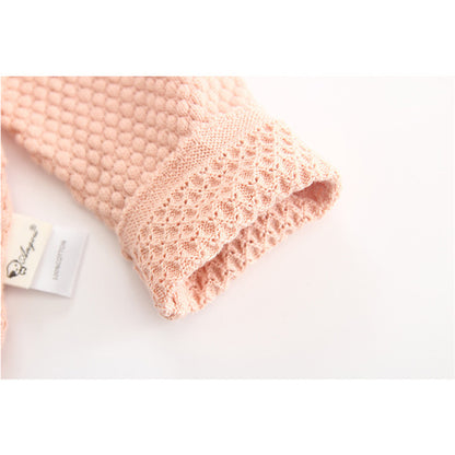 Lace baby knitwear