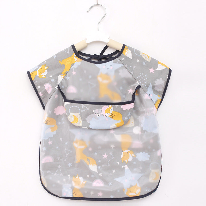 Baby Gown Sleeveless Thin Style Bib Waterproof And Dirty Bib