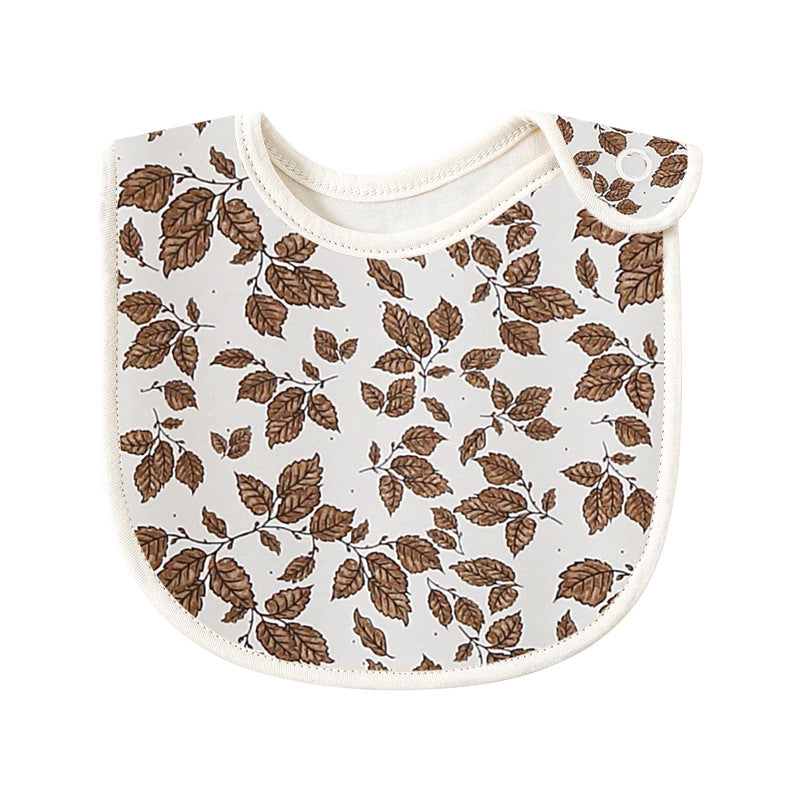 Baby Cotton Printed Bib Floral Nature