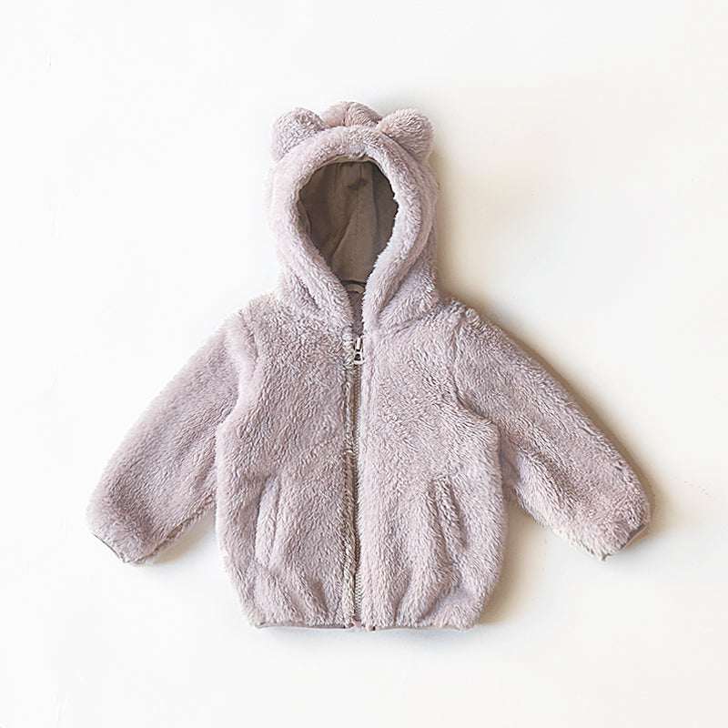 Fleece Jacket for Baby and Toddler Girls and Boys Autumn Coat Outerwear