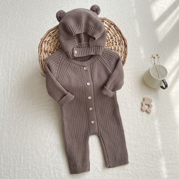 Baby Sweater Long One Piece Knit Sweater