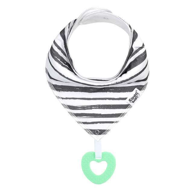 Cotton Baby Bandana Bib And Teething Toy