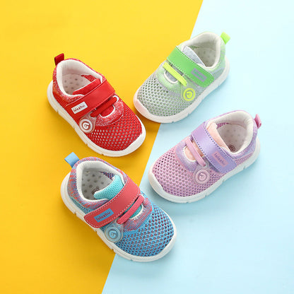 Baby Toddler Shoes Men's And Children's Sports Shoes Women's Baby Breathable Mesh Shoes