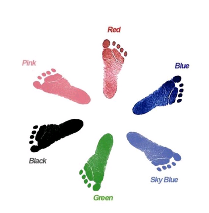 Baby Handprint Footprint Ink Kit