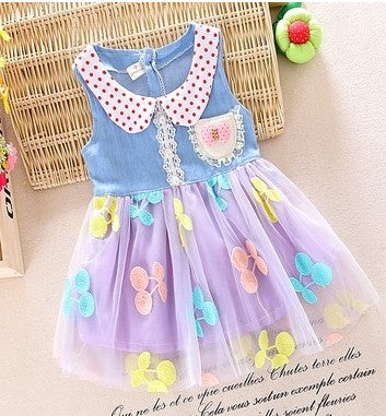 Baby Girl Dress Summer Short Sleeve Kid Princess Dress