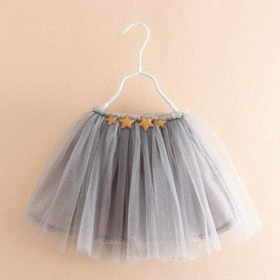 New Tutu Skirt Korean Princess Children's Mesh Dress Baby Dance Pettiskirt