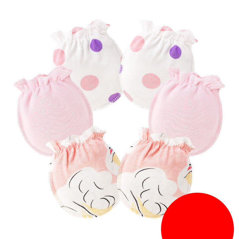 Newborn's Thin Foot Cover Baby Anti-scratch Gloves