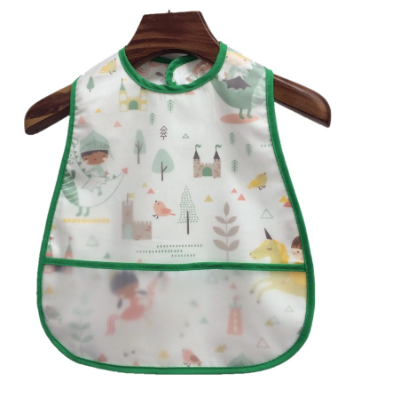 Waterproof Adjustable Feeding Baby Bib Cartoon Pattern Cotton Baby Bibs Cute Children Baby Apron Kids Burp Cloths Bib