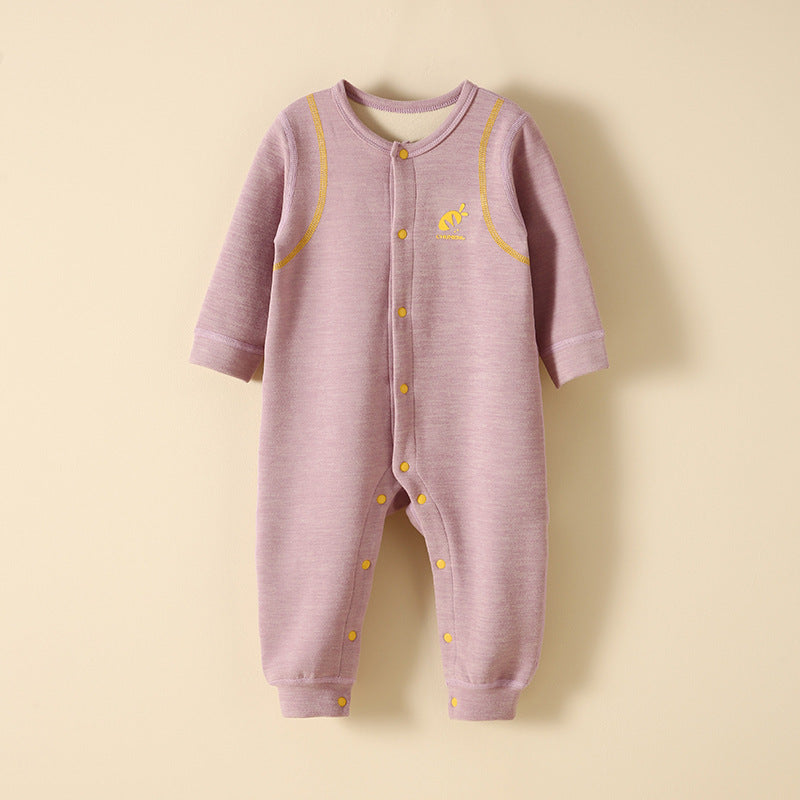 Baby Plus Velvet Warm Clothing Dralon Fever