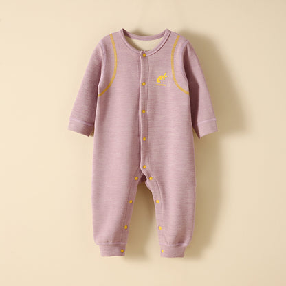 Baby Plus Velvet Warm Clothing Dralon Fever