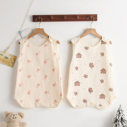 Newborn Baby Gauze Sleeping Bag