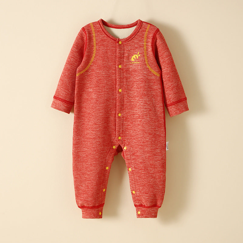 Baby Plus Velvet Warm Clothing Dralon Fever