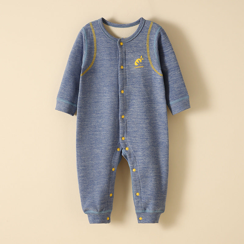 Baby Plus Velvet Warm Clothing Dralon Fever