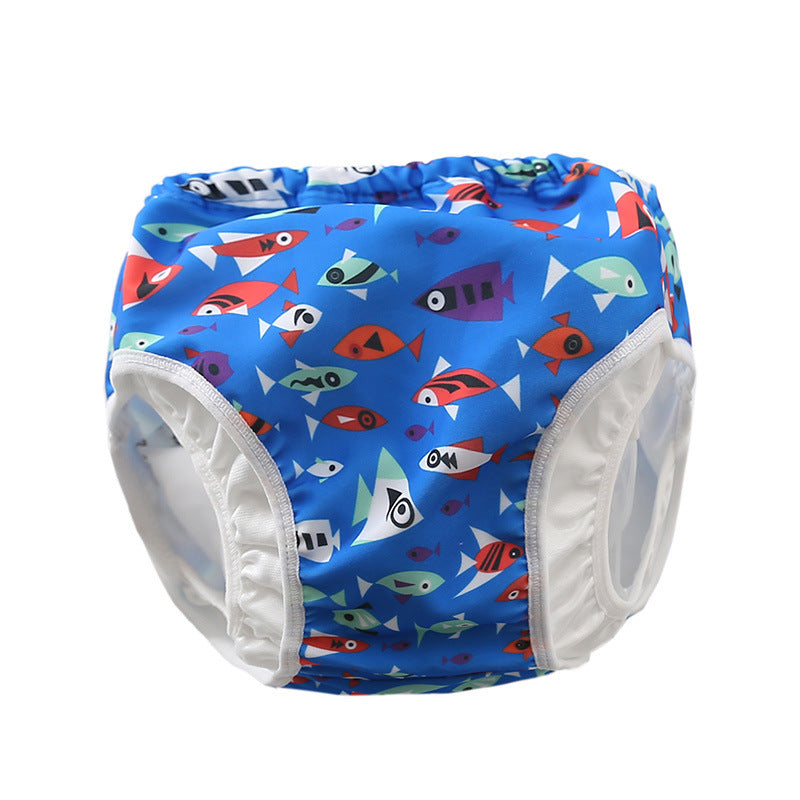 Washable, Waterproof, Leak-proof, 0-3 Years Old Baby Swimming Trunks