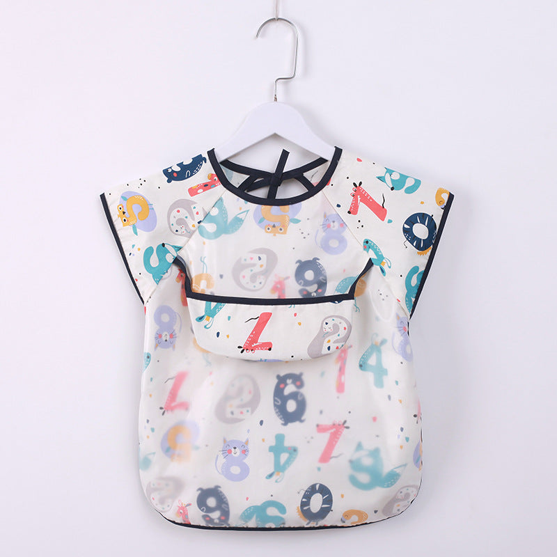 Baby Gown Sleeveless Thin Style Bib Waterproof And Dirty Bib