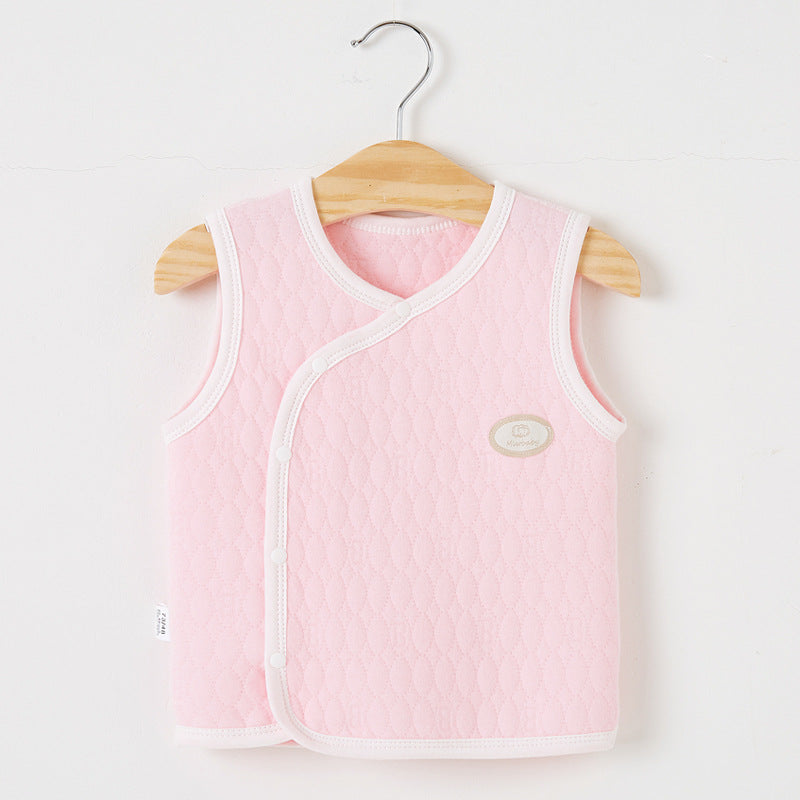 Children's Cotton Vest Baby Warmth Thickened In Spring Autumn And Winter