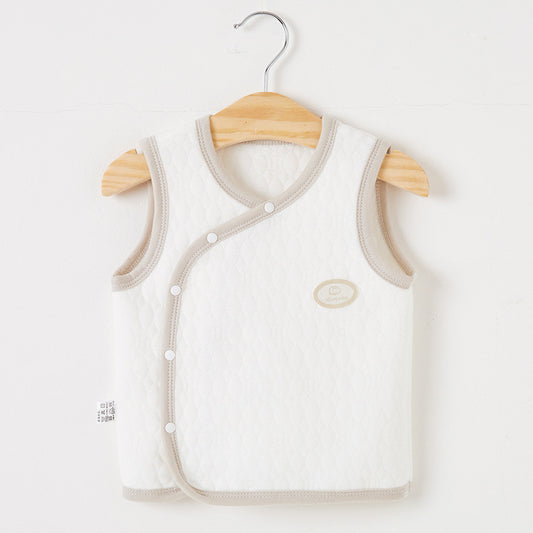 Children's Cotton Vest Baby Warmth Thickened In Spring Autumn And Winter