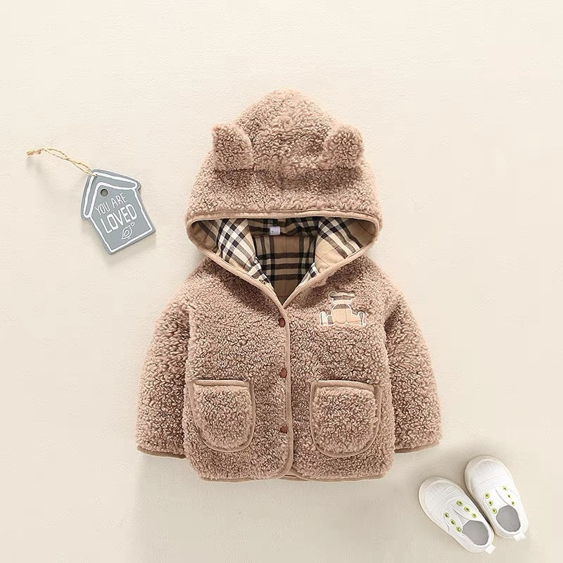 Thickened Coat Outerwear for Toddler Girls