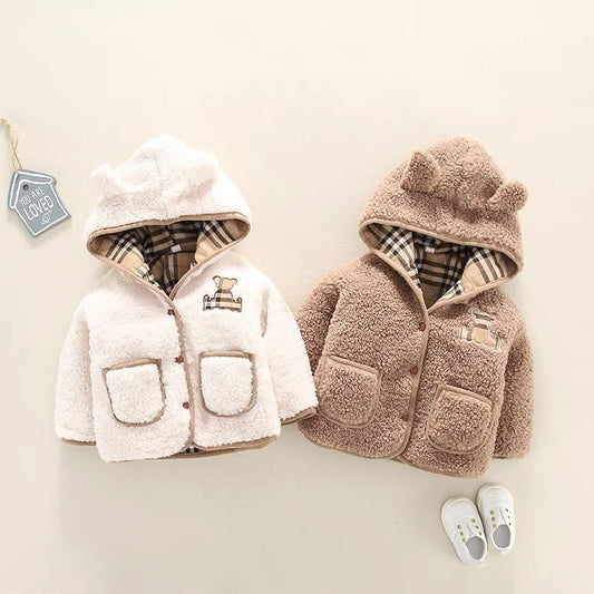 Thickened Coat Outerwear for Toddler Girls