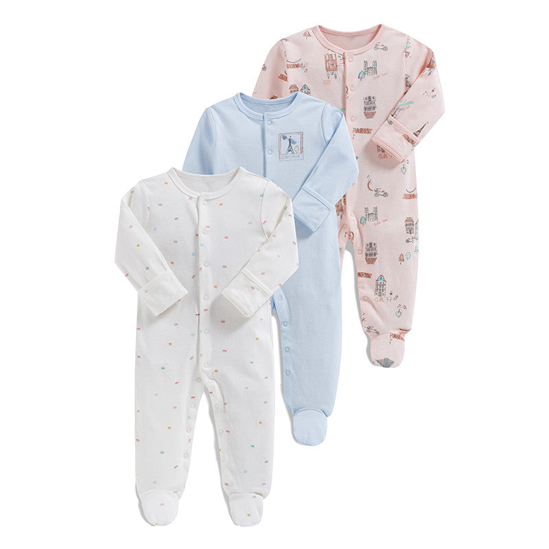 Newborn Baby Cotton Crawl Suit Romper