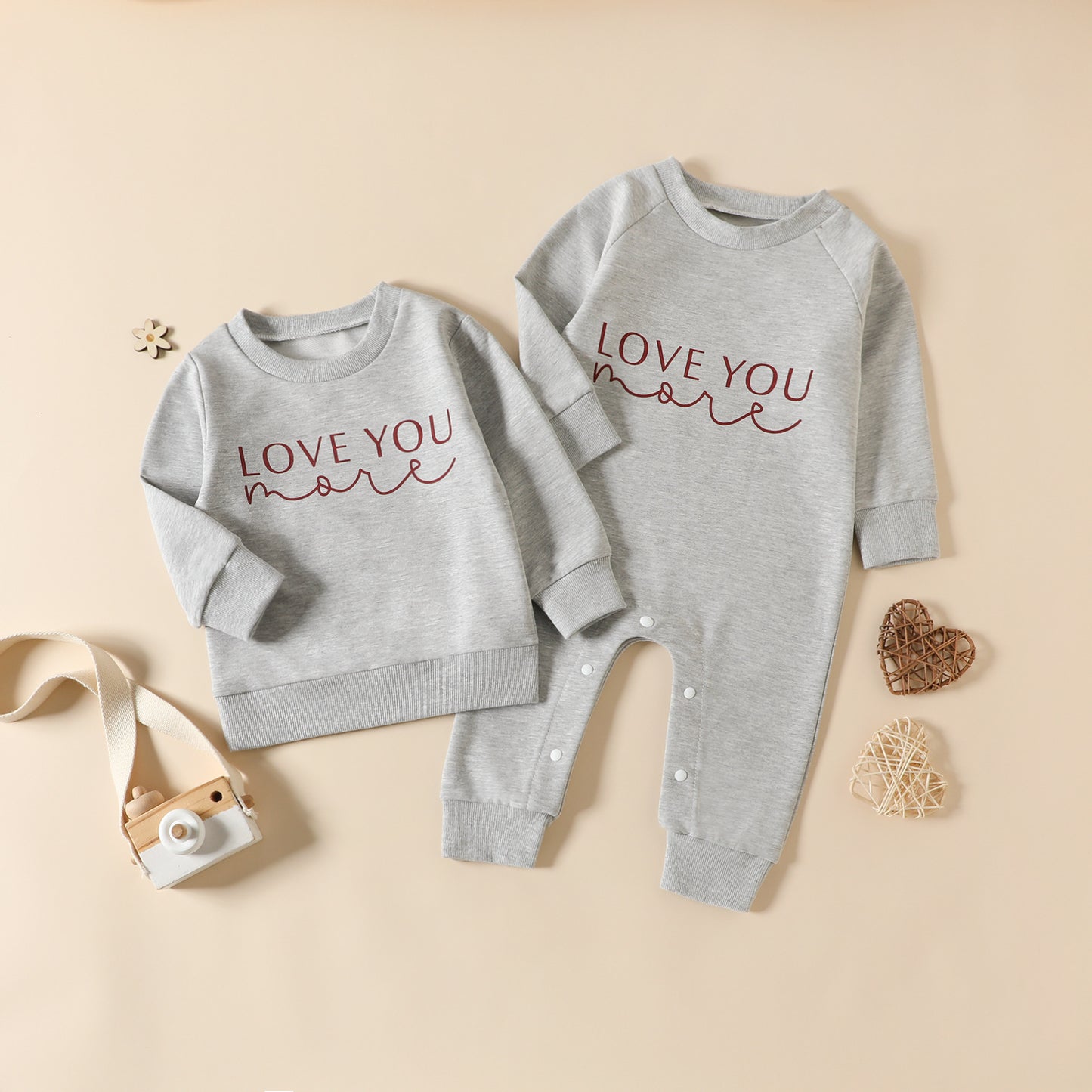 Children's Clothing Spring Boys' Top Letter Sweater Baby Romper