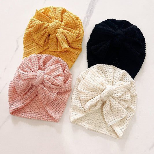 Soft Waffle Baby Hat For Children