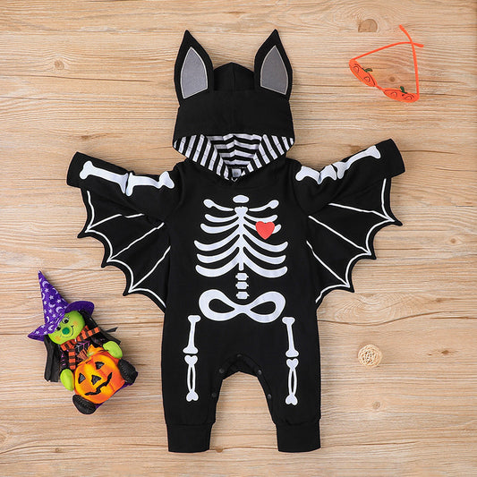 Halloween Bat One-piece Baby Baby Rompers Suit