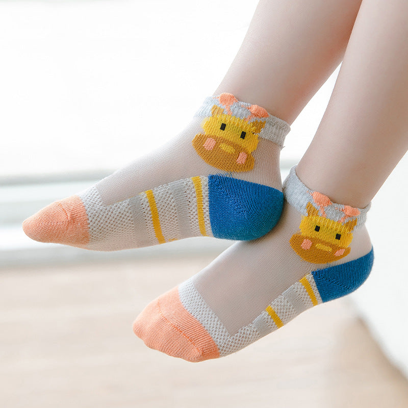 Children's Socks Baby Glass Wool Boys And Girls