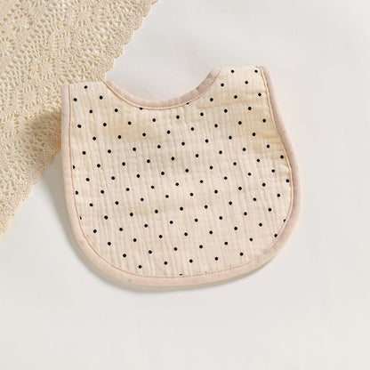 Cotton Gauze U-shaped Bib Baby Saliva Towel