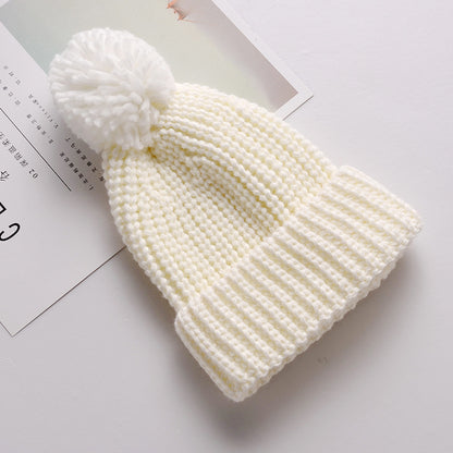 Baby Warm Knitted Hat Autumn Winter Kid Beanie