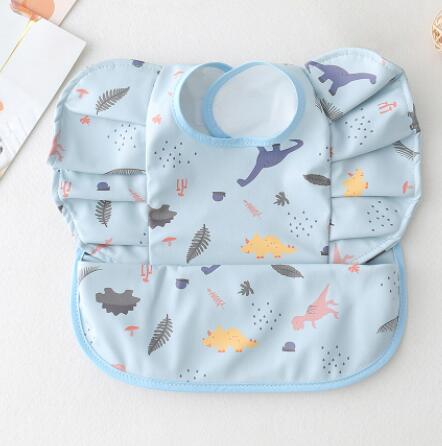 Baby Meal Pocket Angel Wing PU Waterproof Bib