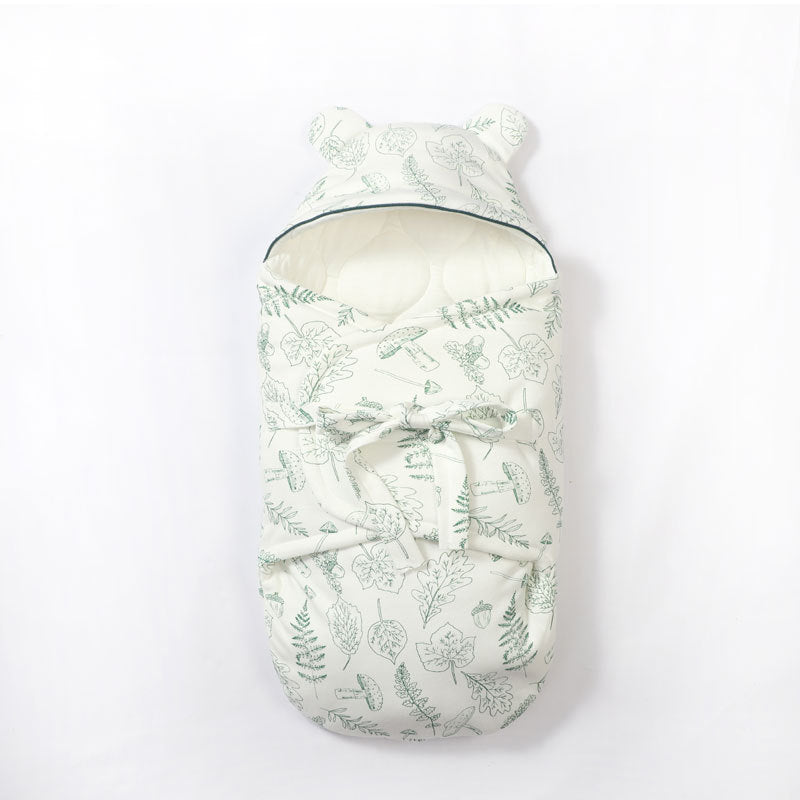 Pure Cotton Thickened Newborn Baby Swaddling Anti-kicking Quilt