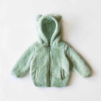 Fleece Jacket for Baby and Toddler Girls and Boys Autumn Coat Outerwear