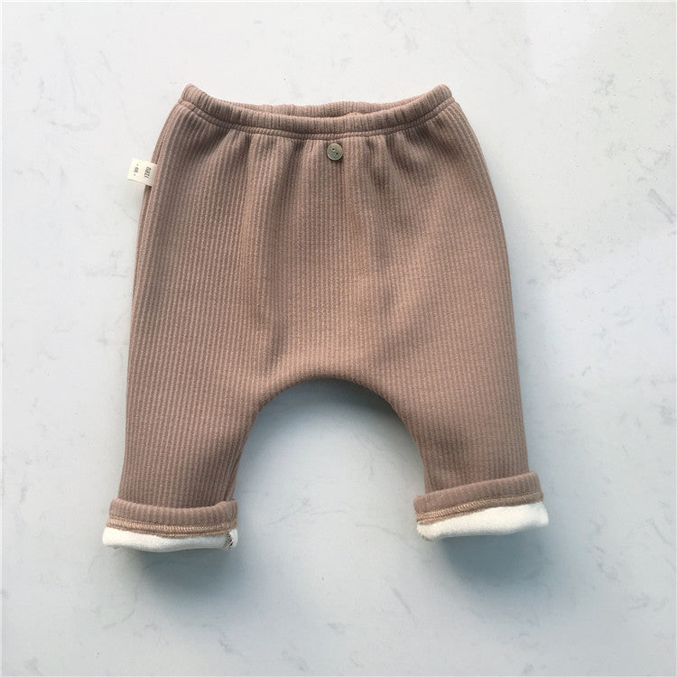 Baby Casual Cotton Pants Autumn Winter Boy Girl Trousers