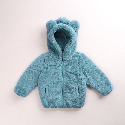 Fleece Jacket for Baby and Toddler Girls and Boys Autumn Coat Outerwear