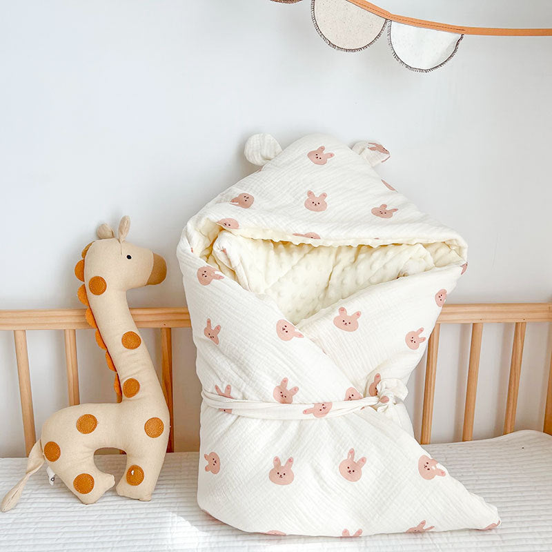 Baby Velvet Quilt Autumn Winter Thick Baby Cotton Blanket