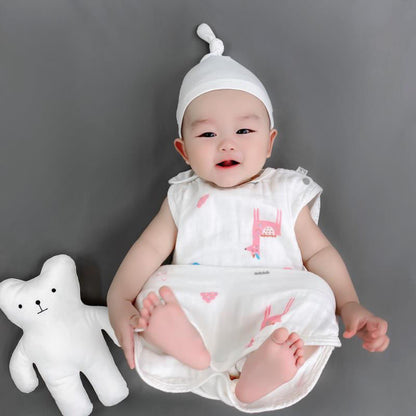 Baby Summer Air-conditioned Room Sleeping Bag Cotton Gauze Sleeveless Vest