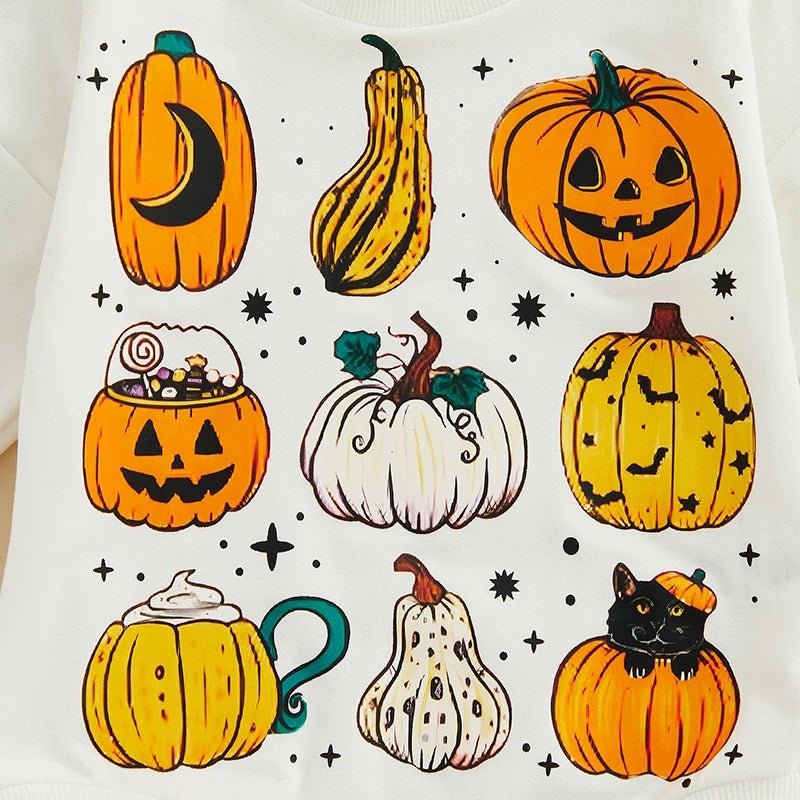 Baby Onesie Cute Halloween Pumpkin