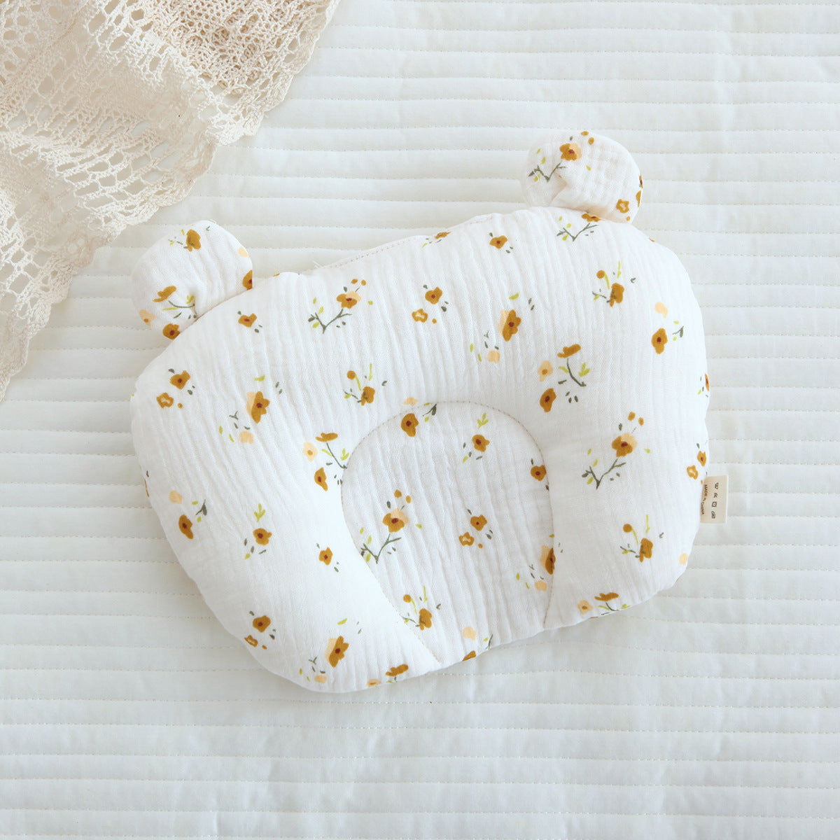 Cotton Baby Gauze Anti Deflection Head Shaping Pillow